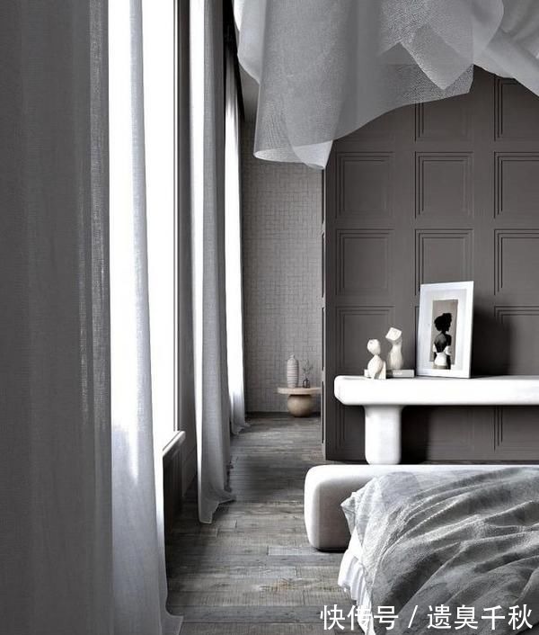 单身公寓|外国小伙的93㎡单身公寓,全屋轻奢风,卧室纱帘让网友吵翻了天