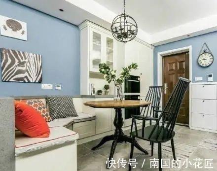 小户型|还在抱怨你家小户型餐厅不够坐?好多人都装餐厅卡座了,美观实用