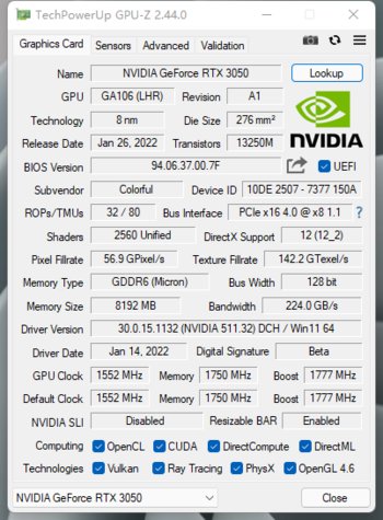 geforce|iGame GeForce RTX 3050 Ultra W OC首发评测