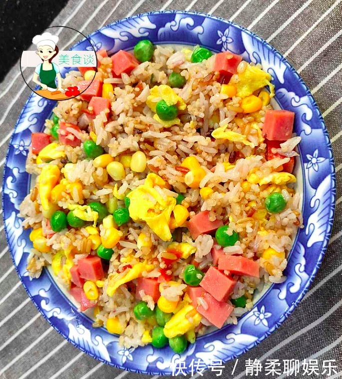 入味|蛋炒饭此做法,米饭颗粒分明,Q弹入味,10分钟上桌,简单又营养