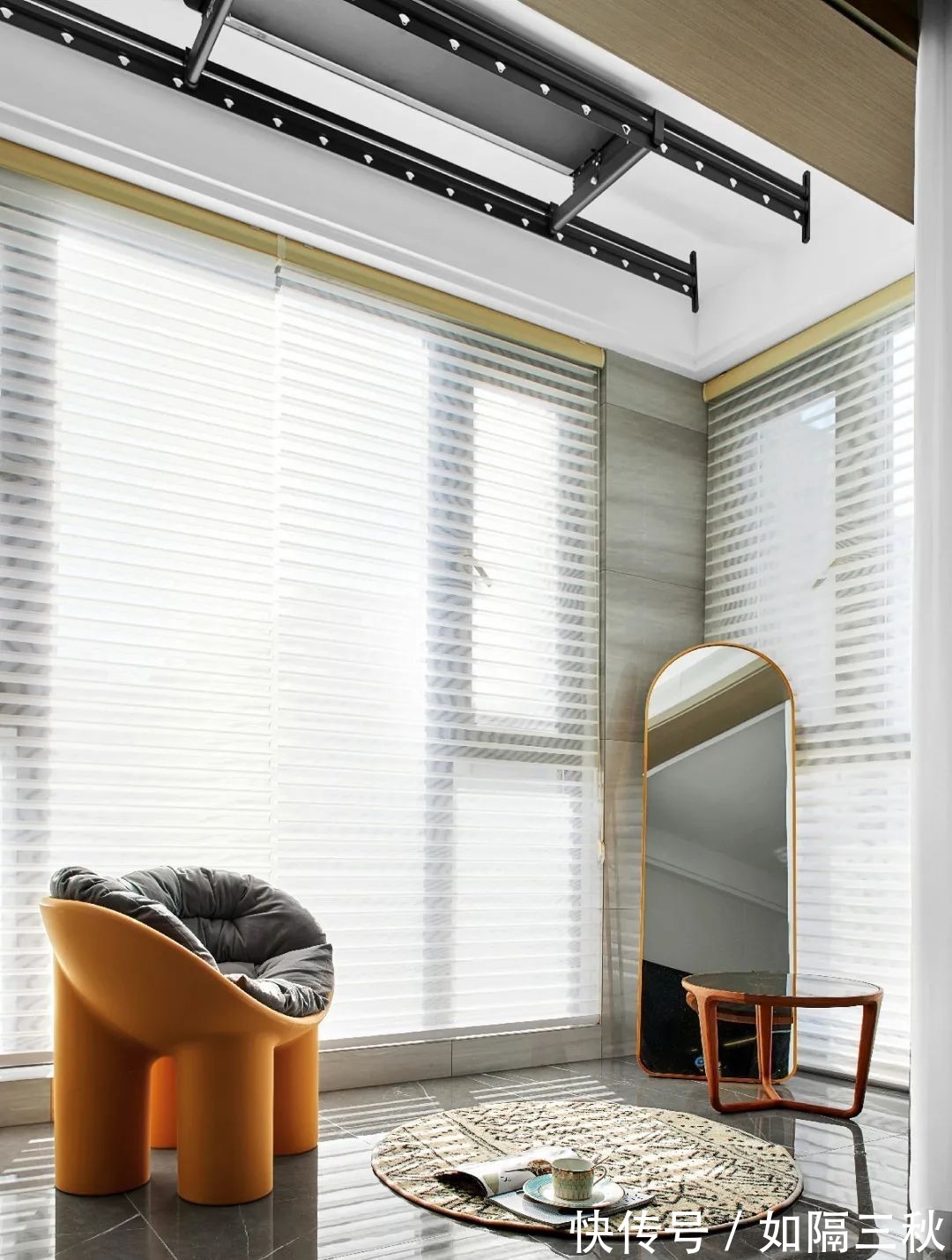 羊毛毯|独居是一个人的狂欢:93㎡三室两厅家装阳台爆改休闲区