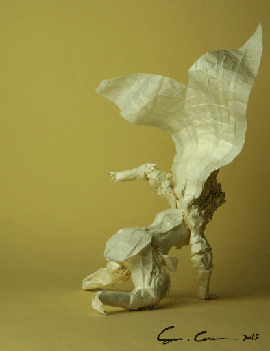 白纸#陈晓得了折纸界奥斯卡大奖，这也太绝了吧