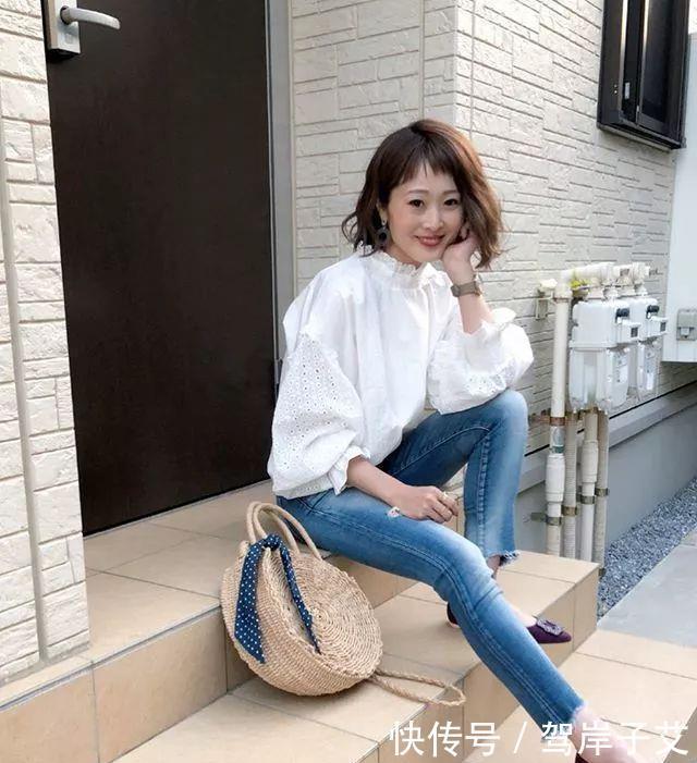 日本辣妈的“早春”穿搭：运用简单的单品，穿搭出一身气质