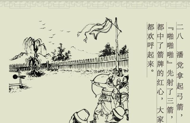  成语故事|百篇中国古代成语故事连环画-023《百发百中》商务印书馆