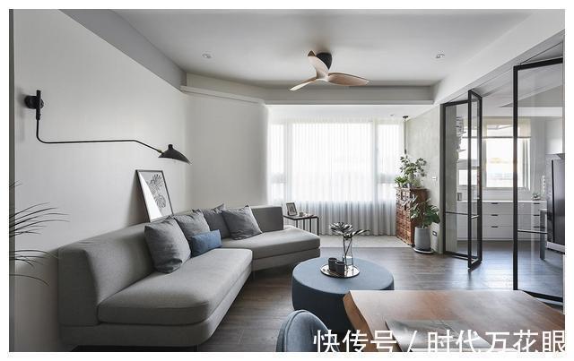 玄关|这是我见过最清爽的家,100㎡,自然宁静,让家回归本质!