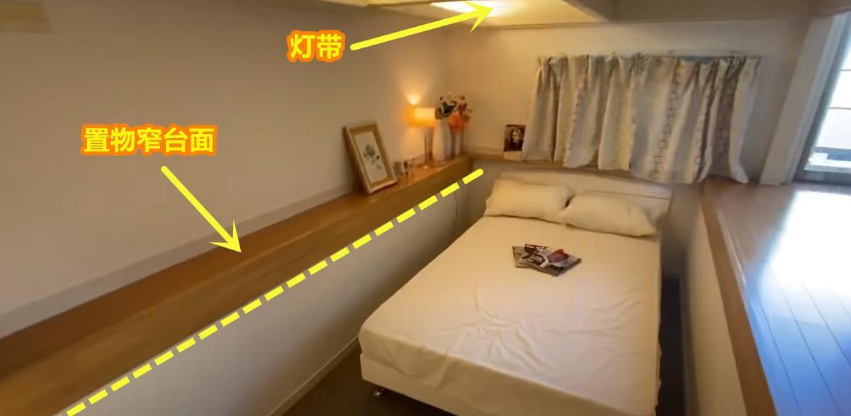 卧室|日本装修确实有一套,地面抬高60cm卧室下沉,客厅架在半空中!