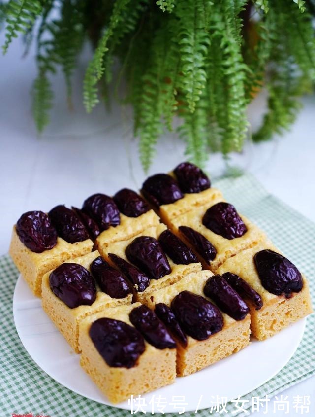 口感|从小就爱吃的大发糕,组织蓬松口感好,照着做保你内部不发粘!