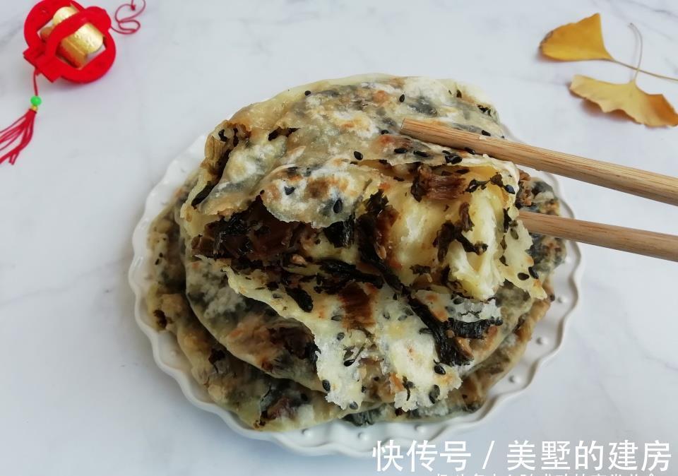 猪油|自从学会做梅干菜肉饼,我家一周吃3次,又香又脆,放凉了也不硬