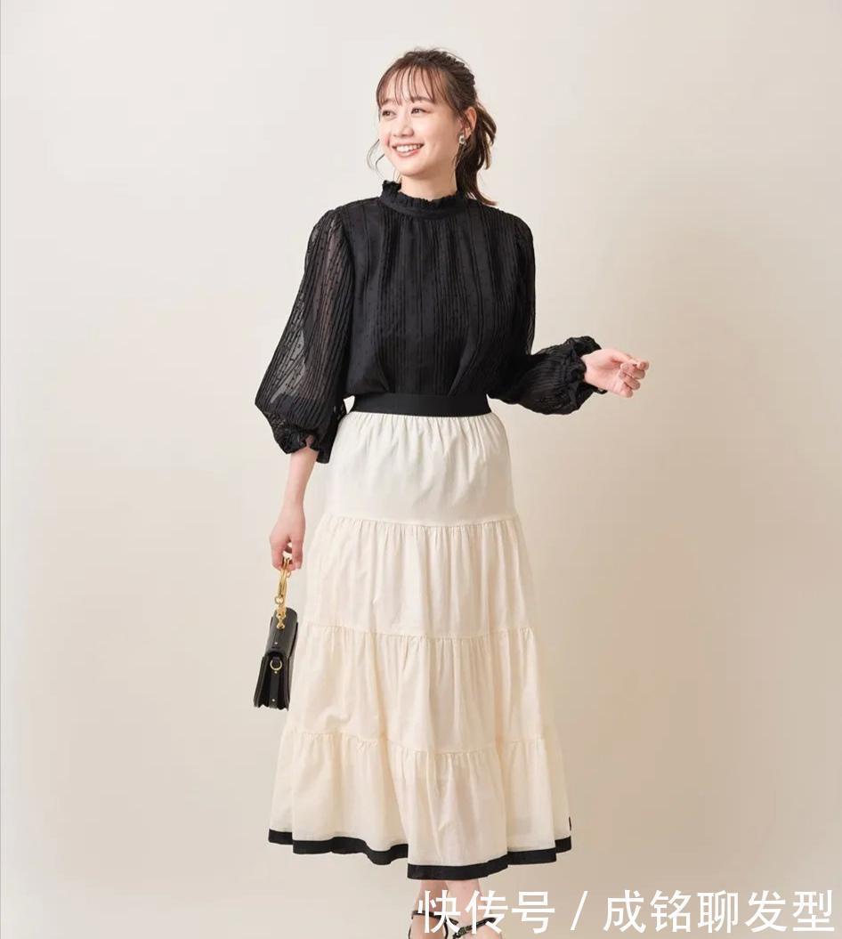 半身裙|三四十岁的女人如何避免“成熟感”,学一下这几款穿搭,超减龄