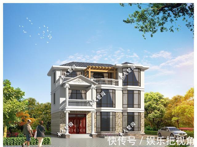 别墅|大门不一定要在正中间，农村13米宽的别墅，这样建不是笑话