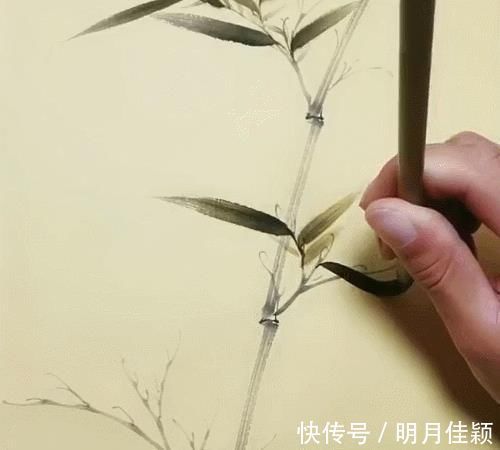 竹派$26岁小伙画竹子，作品堪比郑板桥，网友：这才是真正的绘画艺术