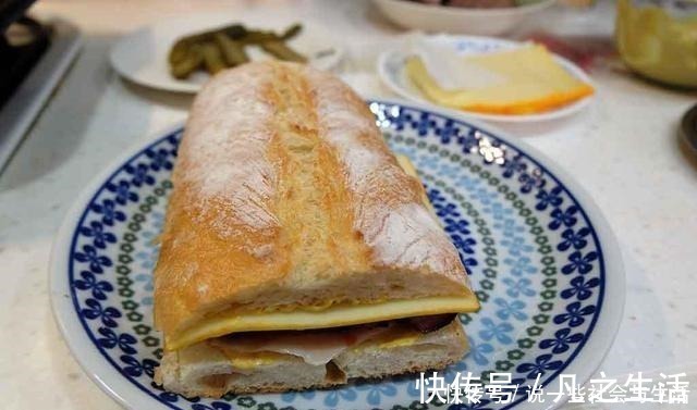 咸肉|吃三明治,最喜欢古巴的这做法,天天吃不够,一个下肚,又香又饱