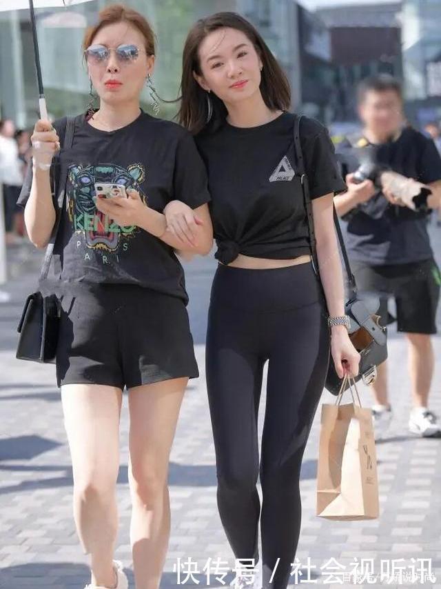 任性|穿着运动裤你们没看错,就是这么任性,闺蜜们都笑了