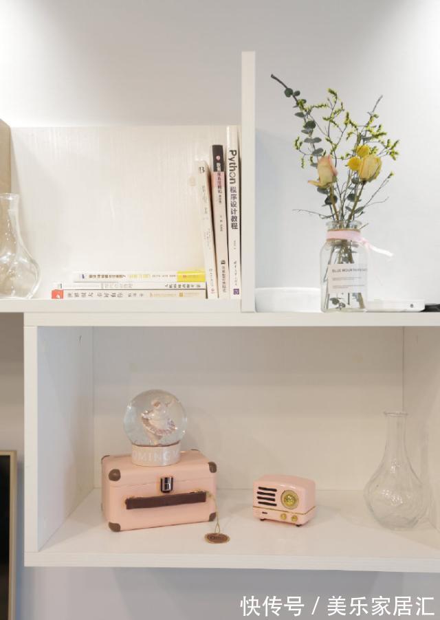 吧台|北欧风新房入住,入户就被迷住了,粉嫩色调超漂亮,温馨又大气