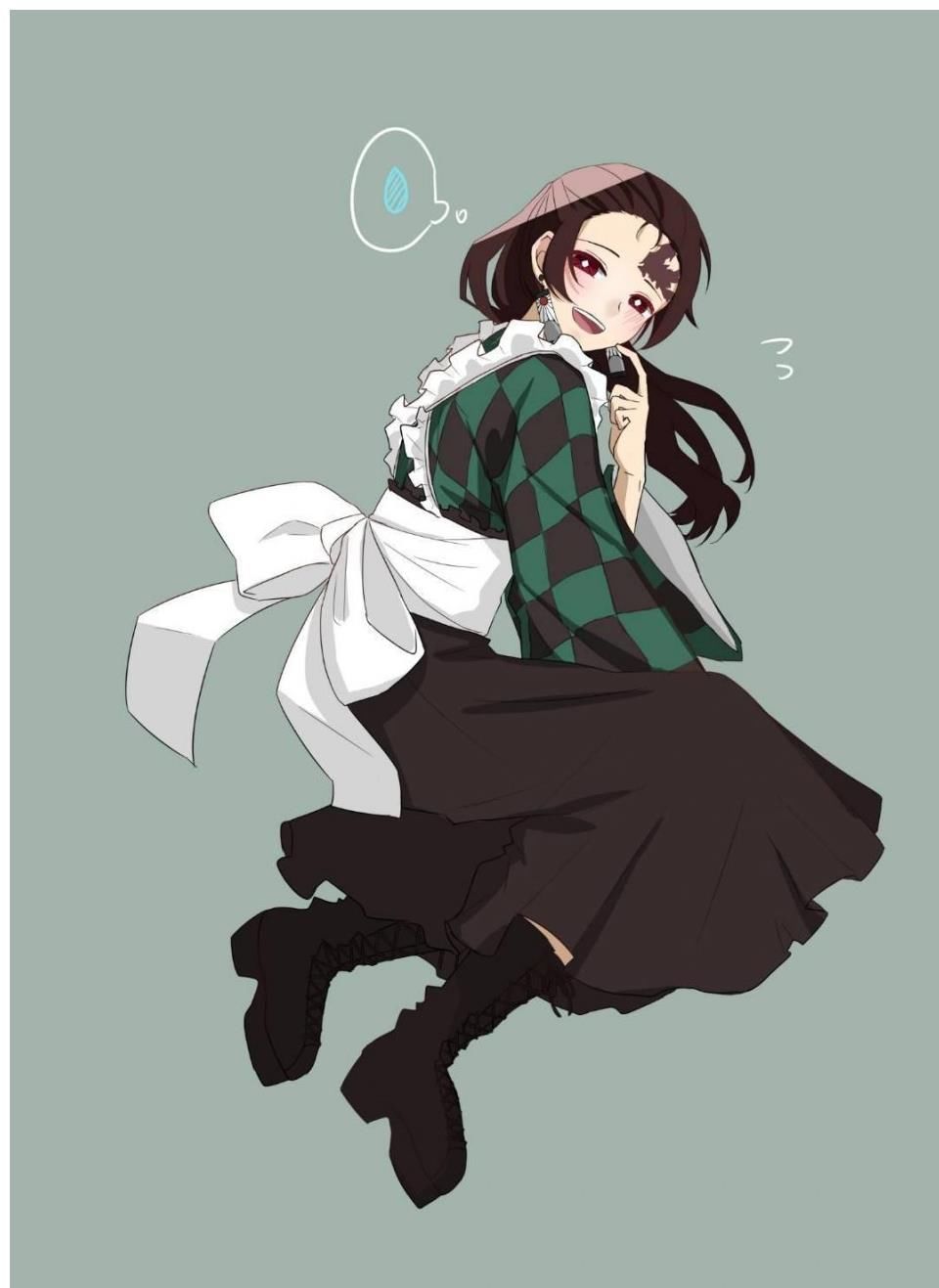 撞脸|《鬼灭之刃》角色“性转”,炭治郎变娇羞少女,祢豆子撞脸“无惨”