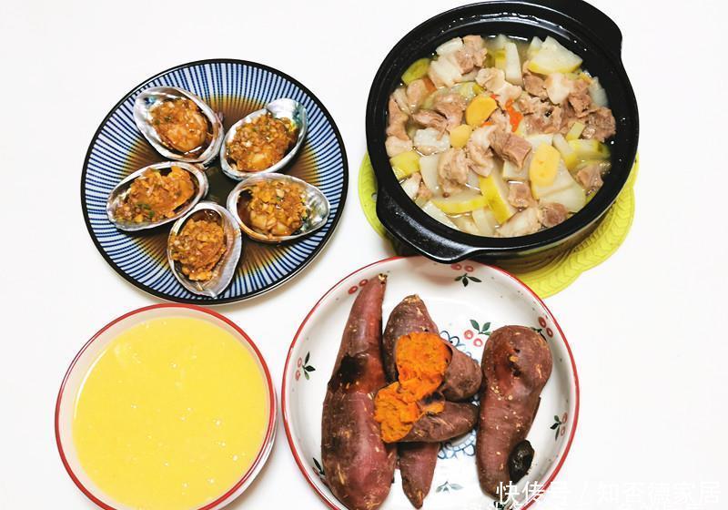 羊肉|天冷,夫妻俩的午餐,简单却营养丰富,吃着热乎乎特舒服