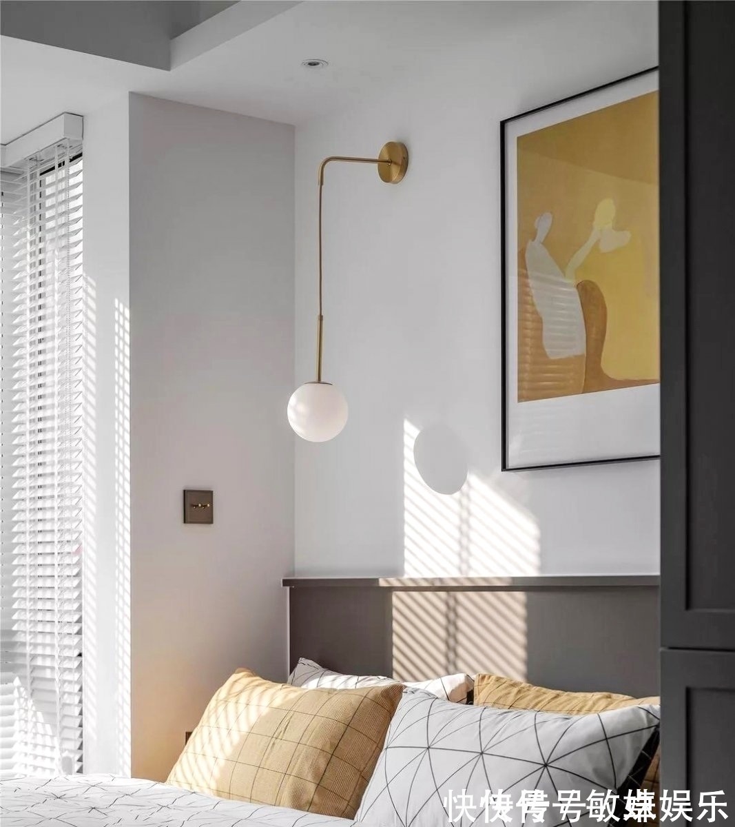 玄关|她家48㎡,拥有三间卧室,超大餐厅,书房客厅合二为一,太聪明了