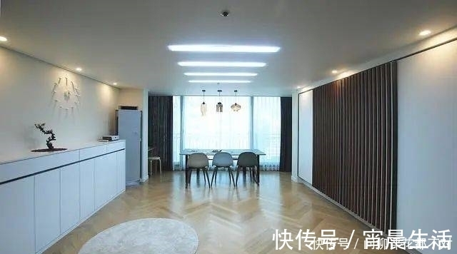 镜面柜|126㎡土味精装房,不要客厅,也不要阳台,重装后太惊艳了