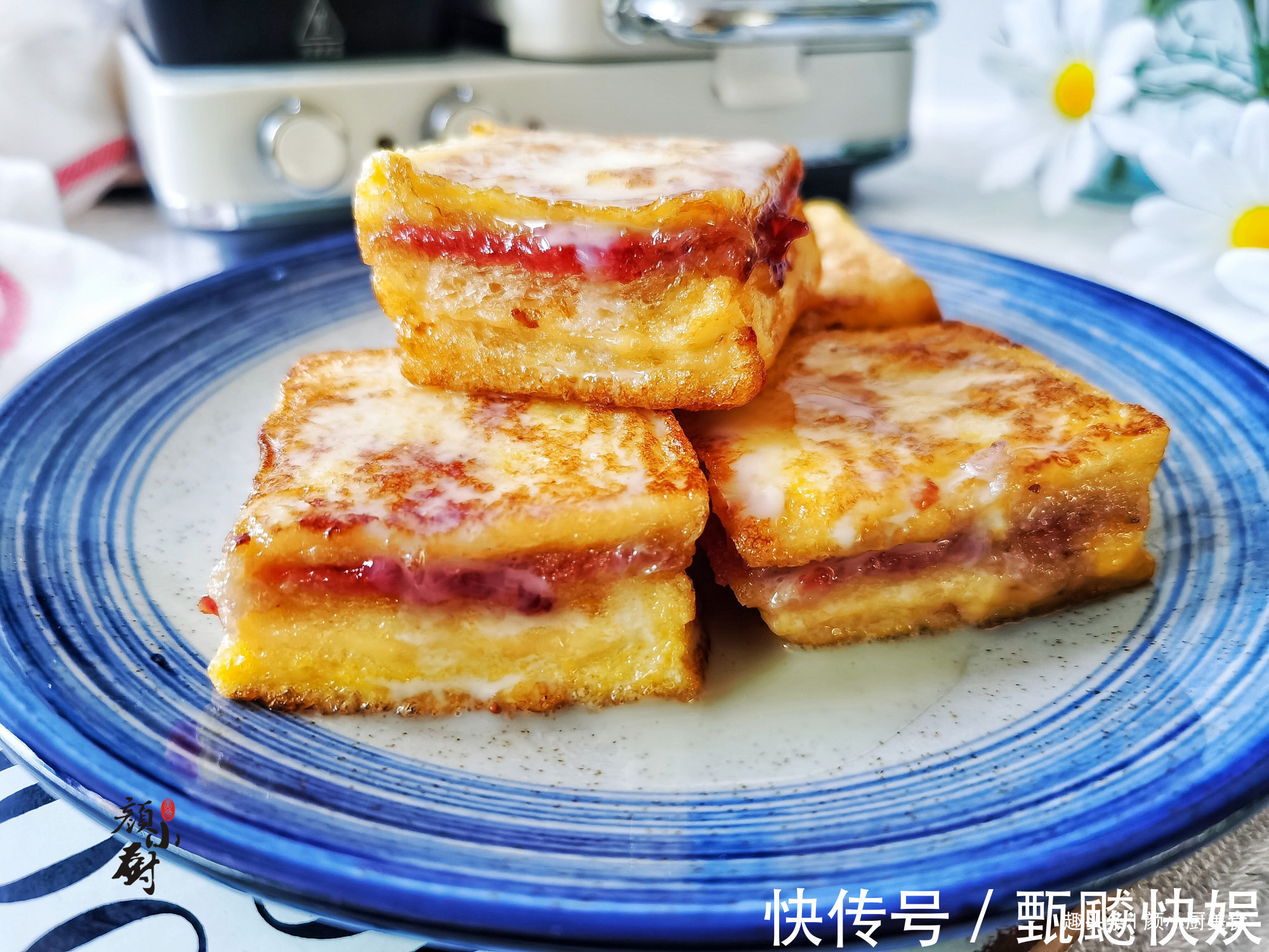 女儿经常点名要吃这早餐,简单一烙,3分钟就搞定,好吃又解馋