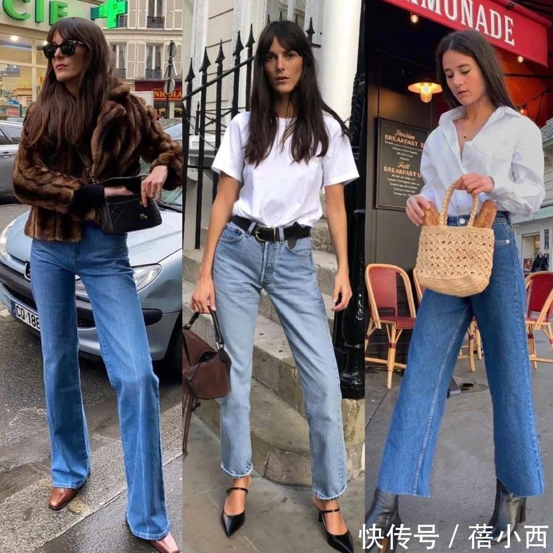 背心|法式牛仔裤怎么搭配?来看看博主的穿搭,照穿分分钟成为街拍达人