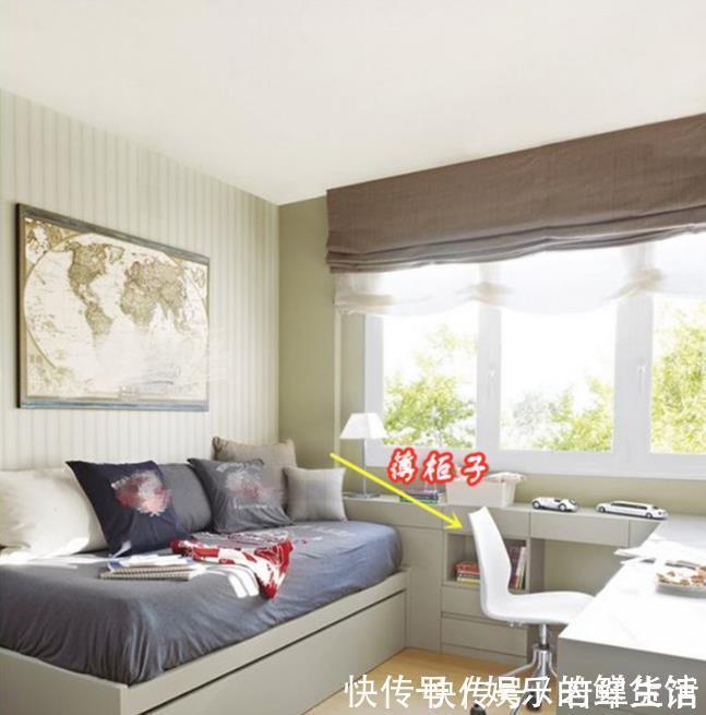 家具|小卧室就该这么布局，家具全摆上中间依然宽敞，储物量原地翻2倍
