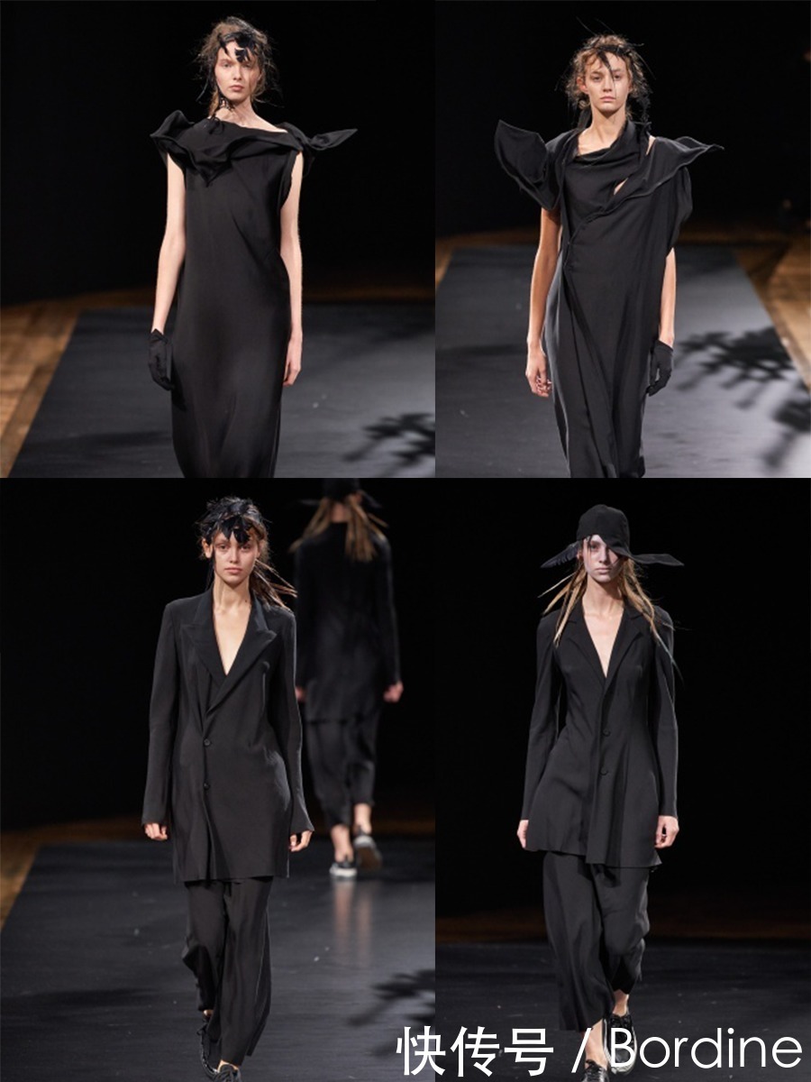 Yohji Yamamoto(山本耀司)2021春夏,层次很丰富,时尚的解构设计