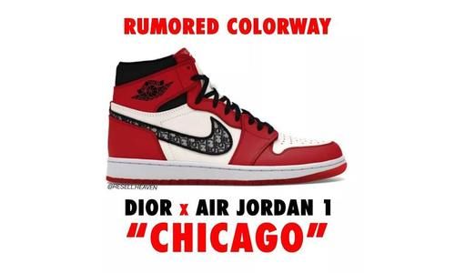  Air|超重磅！DIOR x Air Jordan 1 将迎来“芝加哥”配色？！