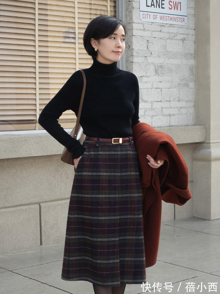 冬季|30+女性冬季内搭怎么选?推荐5款高领衫,搭配半身裙或裤子都高级