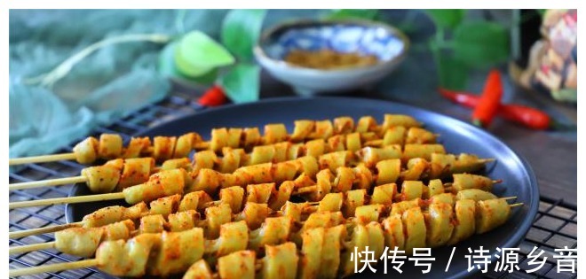 烤面筋|教你在家做烤面筋,不和面,不洗面,爽口弹牙,秒杀烧烤摊!