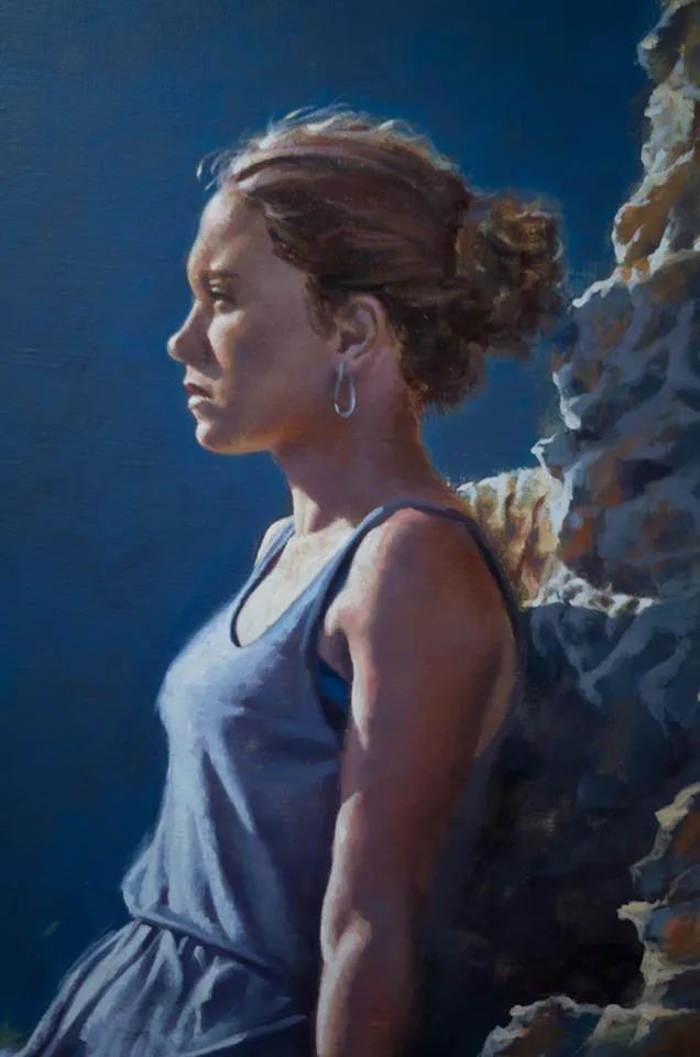 艺术学院$法国女画家:魅力独特的色粉味道