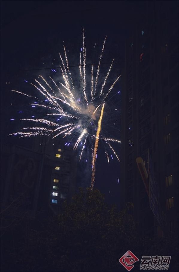 中年|爆竹声中一岁除，春城各地烟花迎春节