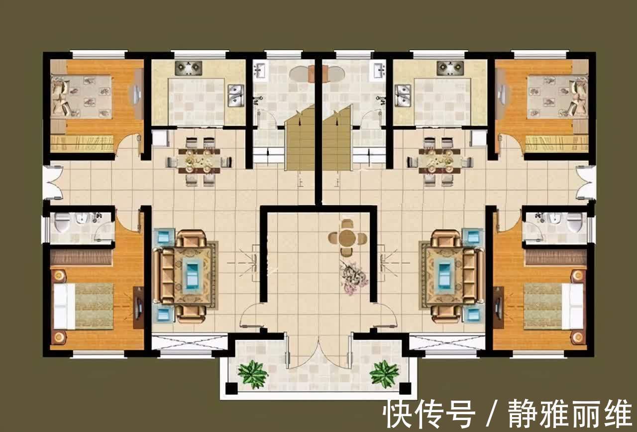 小户型|碰到双拼户型我先入手，跟父母做“邻居”，打通后还能当大平层