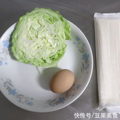  适量|家常美味鸡蛋圆白菜面，锁住家人的胃