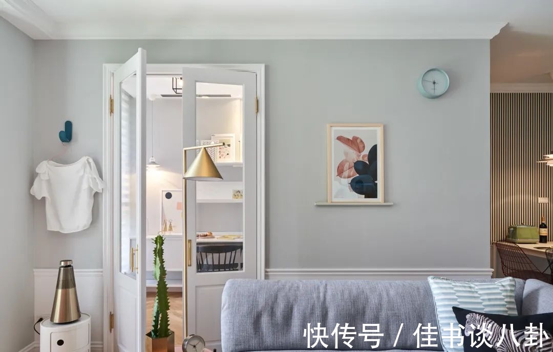 墙面|70平北欧小公寓,简约、舒适、清新,这种感觉很舒心从容!
