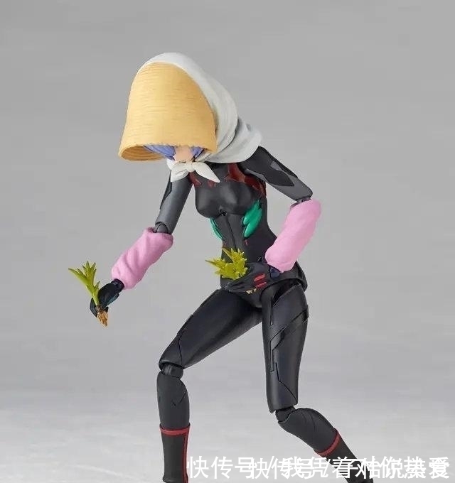 地款|“种地款”绫波丽手办，被称为“新农村福音战士”，如此贴近生活