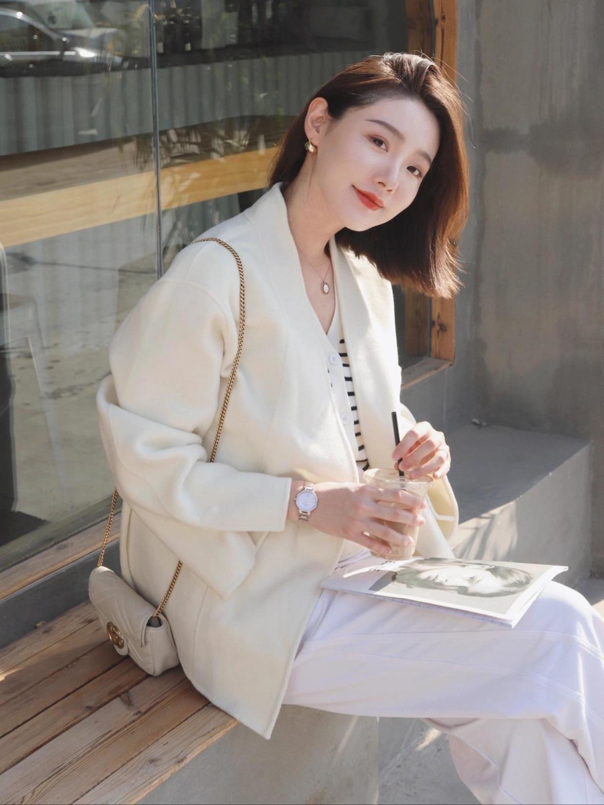 高级 适合冬天穿的西装搭配示范,知性干练有气场,让你轻松穿出高级感