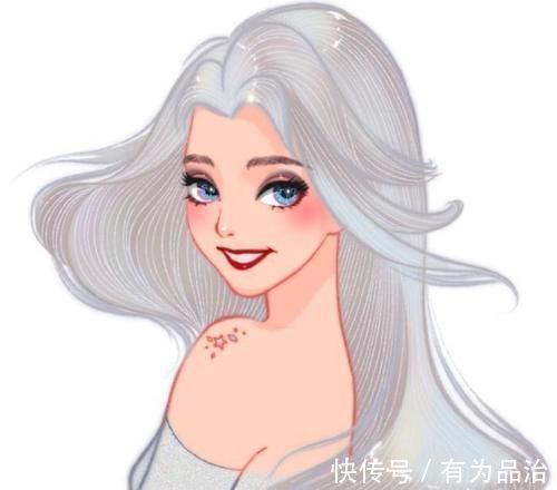 长发公主|迪士尼公主长发缠身形象,乐佩很妖异,爱丽儿透露出性感