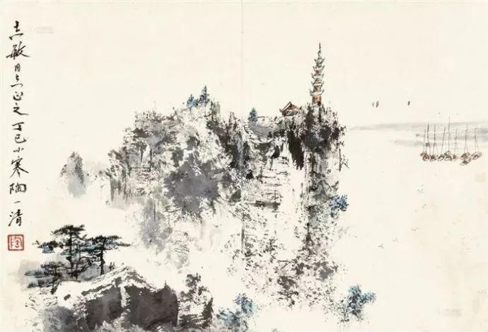  清清|这清清淡淡的山水，太养眼了，让你看一眼就爱上！