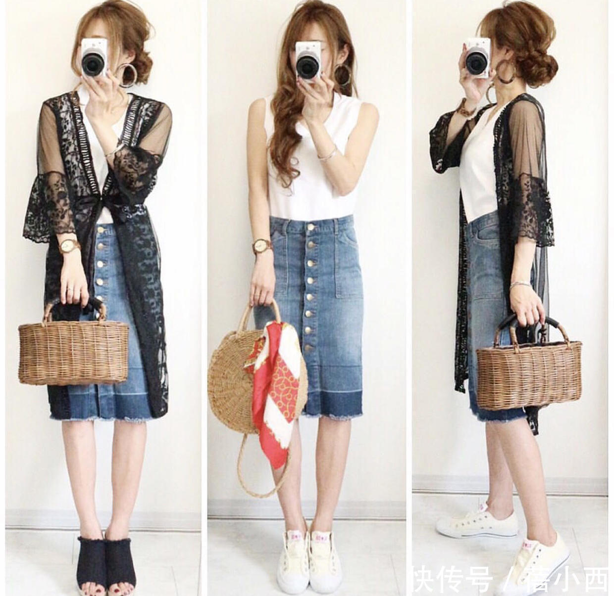 穿搭|90后00后女生不要瞎打扮,试试日本博主这些穿搭,时髦洋气美美哒