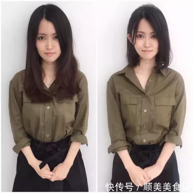 短发|日本妹子剪完短发的前后对比，短发果然有毒！