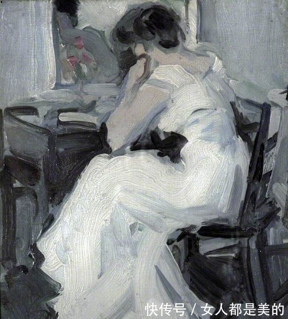 弗格森!他的油画风格多变,受野兽派启发,晚年成为苏格兰色彩大师