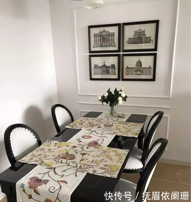 墙面|同事婚房, 头一次见阳台安装拖把池, 厨房地砖真的好漂亮