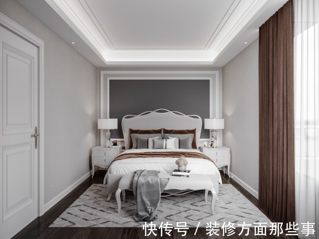 现代|491㎡现代美式,温馨粉色系客厅真是太美了