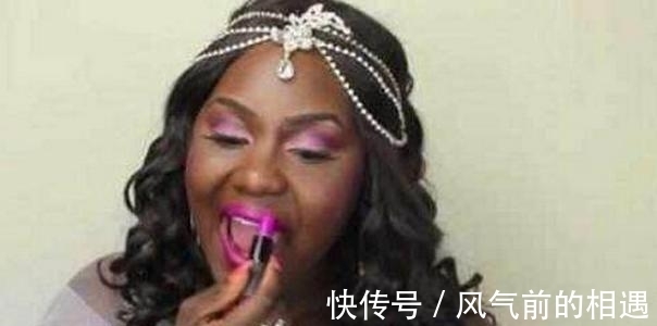 粉底|非洲胖女孩化妆,每次用掉半瓶粉底,化妆后的样子,美的让你叫哇