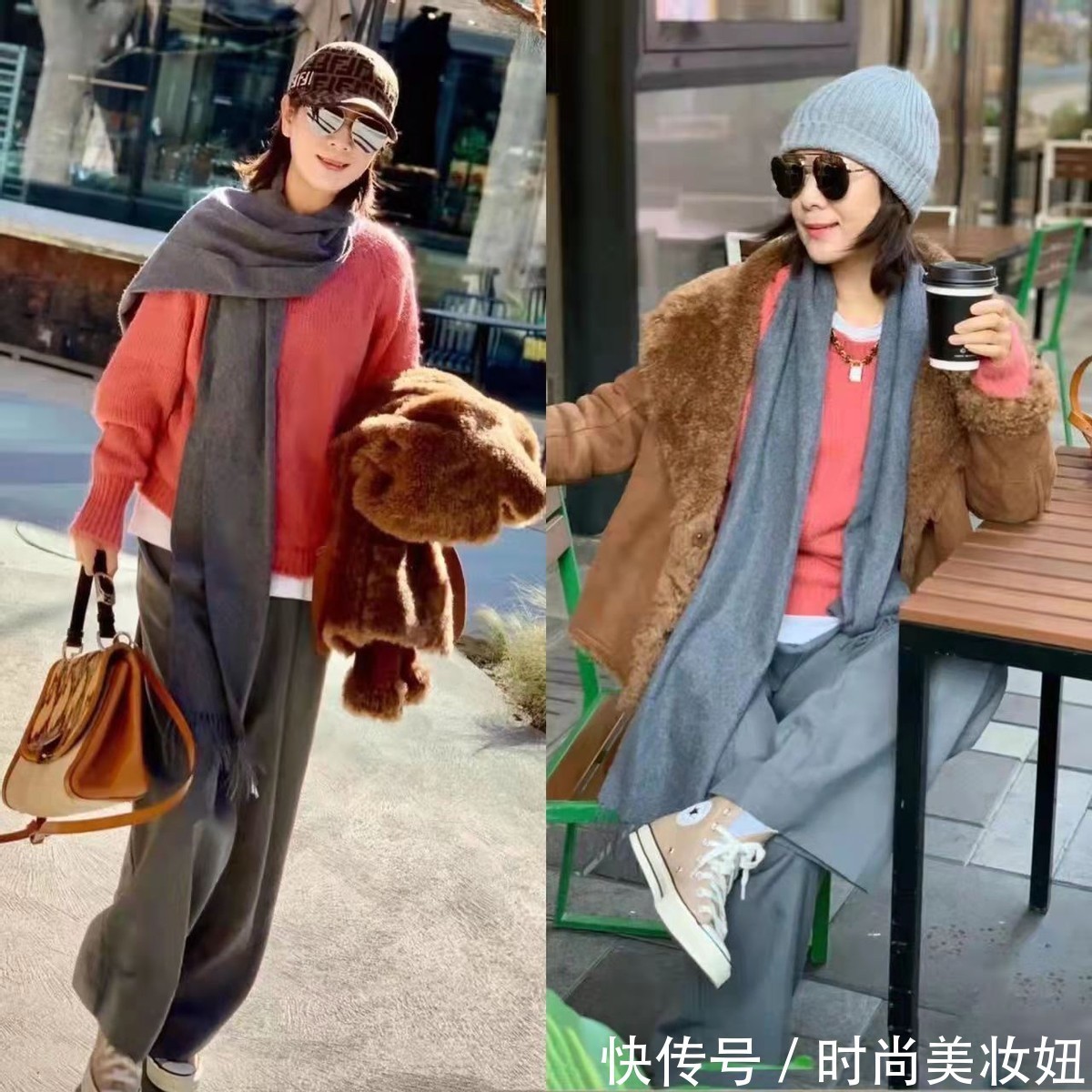 卫衣 这位50岁阿姨太会穿了,每一套都洋气减龄,说30岁都信