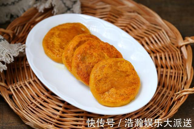 怎样做出完美的南瓜饼不油炸金黄软糯更有营养,孩子还爱吃