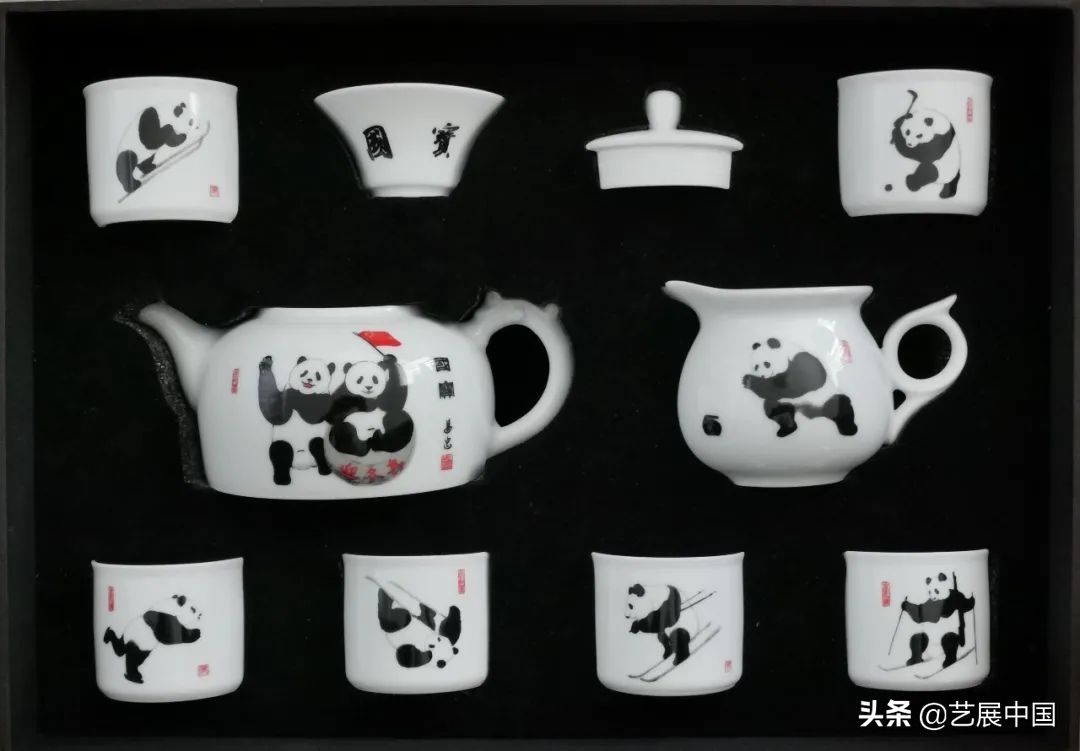 景德镇&蒋昌忠 | 设计创作迎冬奥《国宝大熊猫限量版茶具》二三事
