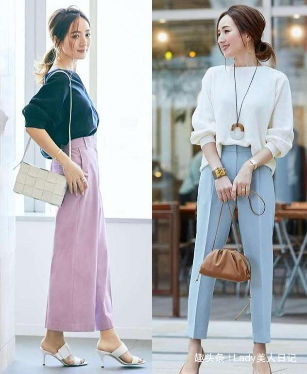 大长腿 仅158高、两个孩子的辣妈,她的轻熟风穿搭,才值得中年女人借鉴