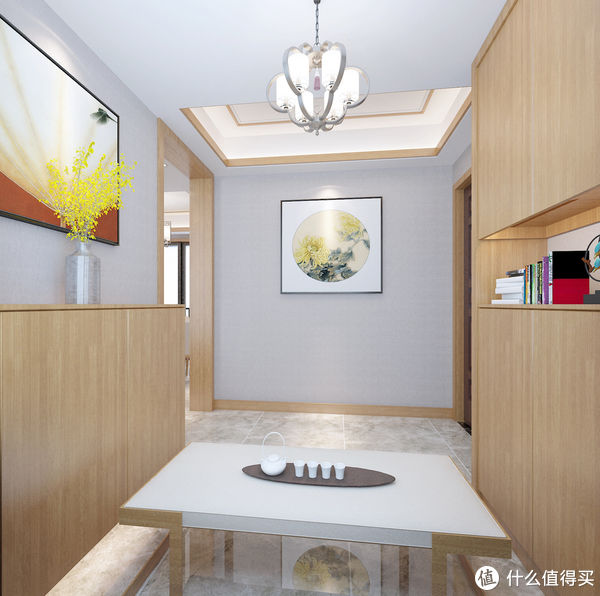 客房|全房原木色系的新中式风装修，真的很显温馨，简单又有品味，耐看