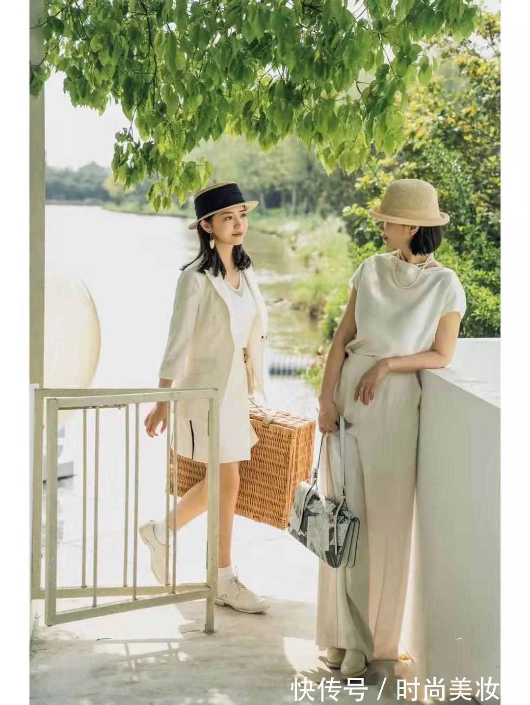 长筒裤|女人无论什么年龄，都适合的“纯色系”法则，干净高级还减龄